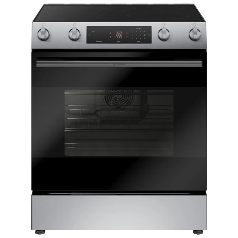 Open Box - Bosch 100 Series 30" 5.8 Cu. Ft. True Convection Slide-In Electric Air Fry Range - SS