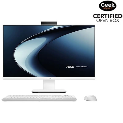 Open Box - ASUS V400 AiO 27" All-in-One PC - White (Intel Core i7-13620H /16GB RAM/1TB SSD/Windows 11)