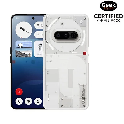 Open Box - Nothing Phone (3a) 128GB - White - Unlocked - Only at Best Buy