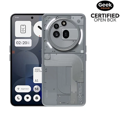 Open Box - Nothing Phone (3a) Pro 256GB - Silver - Unlocked - Only at Best Buy
