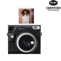 Open Box - Fujifilm Instax SQUARE SQ40 Instant Camera - Black