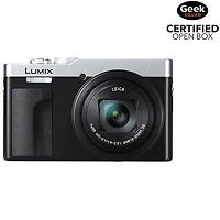 Open Box - Panasonic LUMIX ZS99S Wi-Fi 20.3 MP 30x Optical Zoom 4K Video Digital Camera - Silver