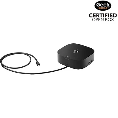 Boîte ouverte - Station d'accueil universelle USB-C/A G2 de HP - Noir (5TW13AA#ABA)