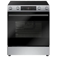 Open Box - Bosch 100 Series 30" 5.8 Cu. Ft. True Convection Slide-In Electric Air Fry Range - SS - Scratch & Dent