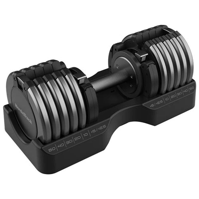 NordicTrack Select-A-Weight Adjustable Dumbbell - 55 Lb