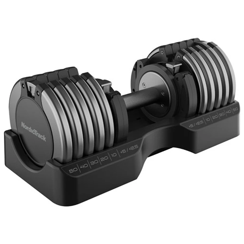 NordicTrack Select-A-Weight Adjustable Dumbbell - 55 Lb