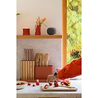 Haut-parleur intelligent Google Home avec son à 360° et assistant vocal Gemini pour la maison - Vert lichen