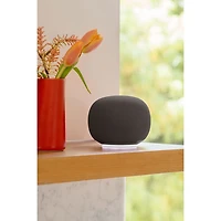 Haut-parleur intelligent Google Home avec son à 360° et assistant vocal Gemini pour la maison - Vert lichen