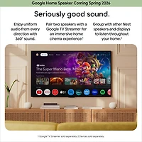 Haut-parleur intelligent Google Home avec Assistant Google - Porcelaine - Printemps 2026