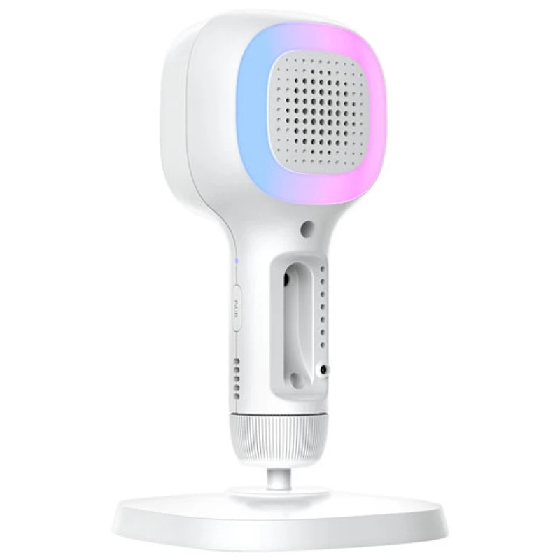 Interphone de surveillance intelligent SkyVision AI Pro Twin de Hubble Connected avec 2 caméras, suivi du sommeil, vision nocturne et panorama/inclinaison