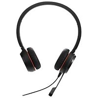 Jabra Evolve 20 On-Ear Headset with Built-in Microphone (44999-823-389-01) - Black