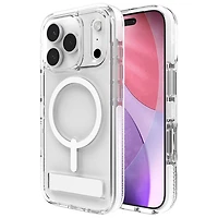 ZAGG Santa Cruz Snap Fitted Hard Shell Case with MagSafe & Kickstand for iPhone 17 Pro - White
