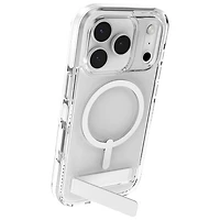 ZAGG Santa Cruz Snap Fitted Hard Shell Case with MagSafe & Kickstand for iPhone 17 Pro - White