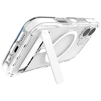 Étui rigide ajusté Santa Cruz Snap de ZAGG avec MagSafe et béquille pour iPhone 17 - Blanc