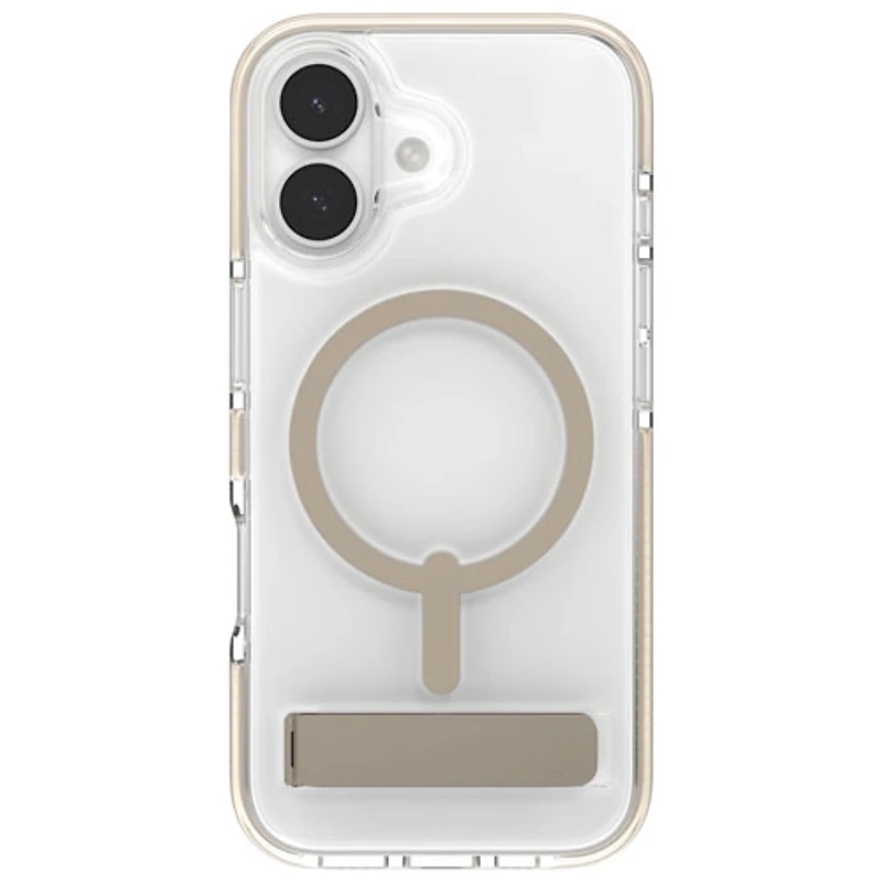 Étui rigide ajusté Santa Cruz Snap de ZAGG avec MagSafe et béquille pour iPhone 17 - Titane