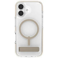 Étui rigide ajusté Santa Cruz Snap de ZAGG avec MagSafe et béquille pour iPhone 17 - Titane