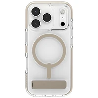 ZAGG Santa Cruz Snap Fitted Hard Shell Case with MagSafe & Kickstand for iPhone 17 Pro - Titanium