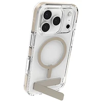 ZAGG Santa Cruz Snap Fitted Hard Shell Case with MagSafe & Kickstand for iPhone 17 Pro - Titanium