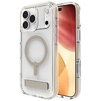ZAGG Santa Cruz Snap Fitted Hard Shell Case with MagSafe & Kickstand for iPhone 17 Pro Max - Titanium