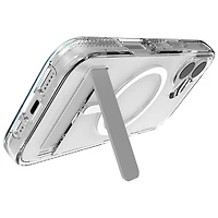 ZAGG Crystal Palace Snap Fitted Hard Shell Case with Kickstand for iPhone 17 - Clear