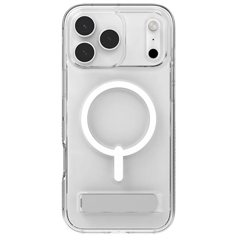 Étui rigide ajusté Crystal Palace Snap de ZAGG avec béquille pour iPhone 17 Pro Max - Transparent