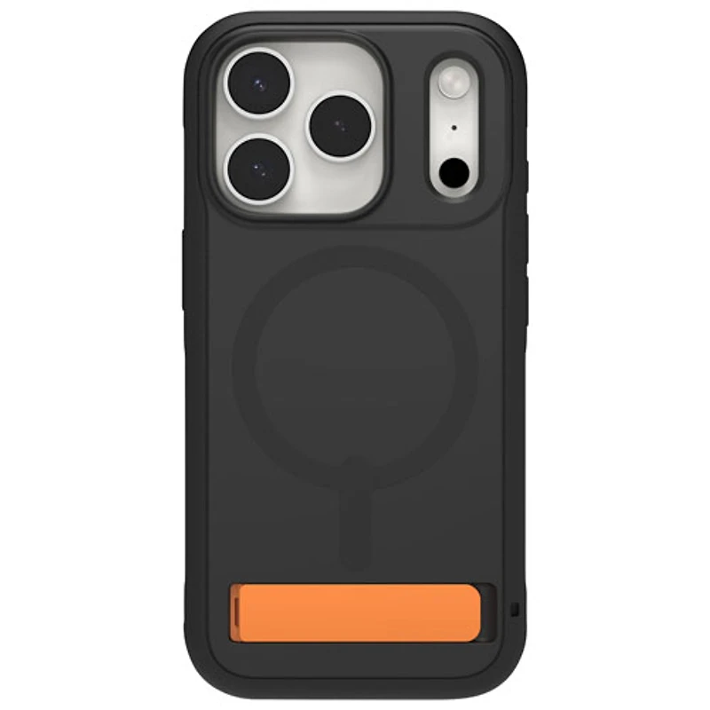 ZAGG Sedona Snap Fitted Hard Shell Case with MagSafe & Kickstand for iPhone 17 Pro - Black
