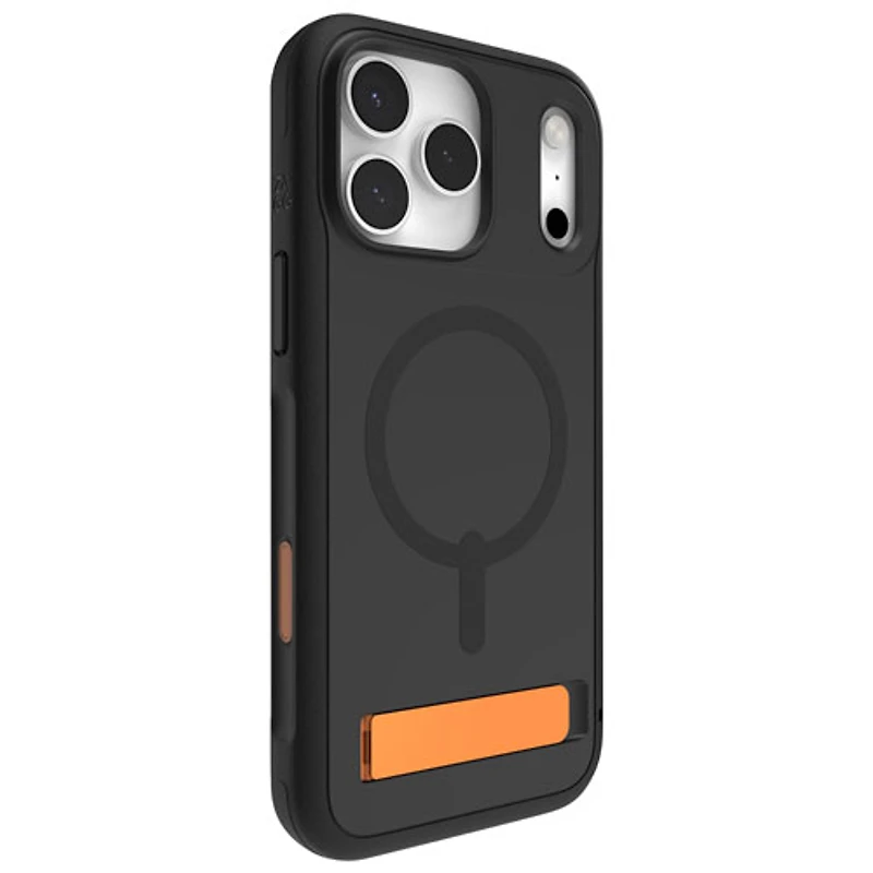 ZAGG Sedona Snap Fitted Hard Shell Case with MagSafe & Kickstand for iPhone 17 Pro Max - Black