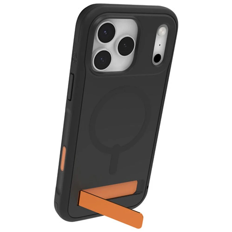 ZAGG Sedona Snap Fitted Hard Shell Case with MagSafe & Kickstand for iPhone 17 Pro Max - Black