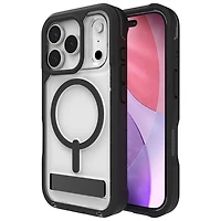 ZAGG Rainier Snap Fitted Hard Shell Case with Kickstand for iPhone 17 Pro - Black