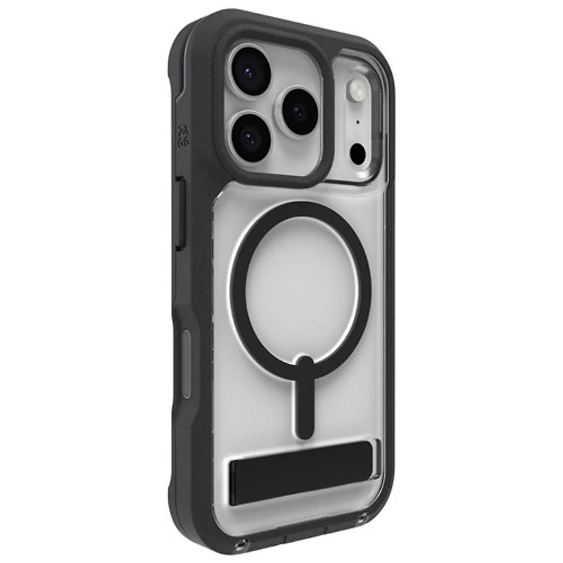 ZAGG Rainier Snap Fitted Hard Shell Case with Kickstand for iPhone 17 Pro - Black