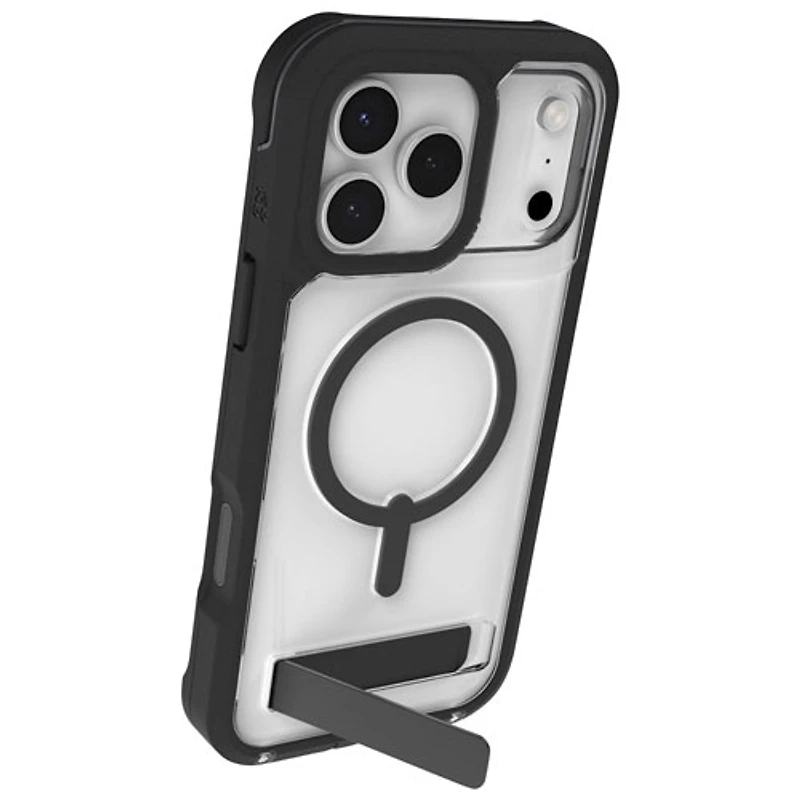 ZAGG Rainier Snap Fitted Hard Shell Case with Kickstand for iPhone 17 Pro Max - Black