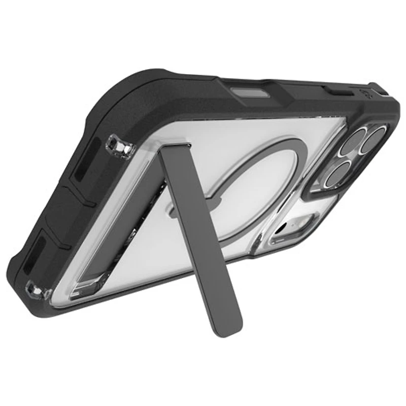 ZAGG Rainier Snap Fitted Hard Shell Case with Kickstand for iPhone 17 Pro Max - Black