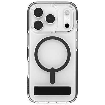 ZAGG Santa Cruz Snap Fitted Hard Shell Case with MagSafe & Kickstand for iPhone 17 Pro - Black