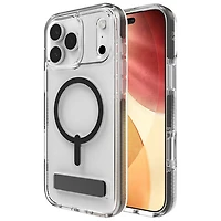ZAGG Santa Cruz Snap Fitted Hard Shell Case with MagSafe & Kickstand for iPhone 17 Pro Max - Black