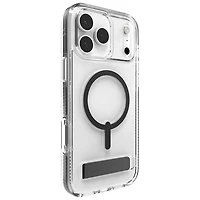 ZAGG Santa Cruz Snap Fitted Hard Shell Case with MagSafe & Kickstand for iPhone 17 Pro Max - Black
