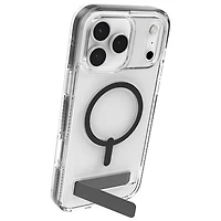 ZAGG Santa Cruz Snap Fitted Hard Shell Case with MagSafe & Kickstand for iPhone 17 Pro Max - Black