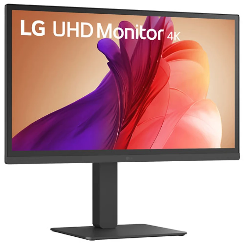 Moniteur DEL IPS Ultra HD 4K gris à gris 5 ms 60 Hz UltraFine 27 po de LG (27BA45U-B) - Noir