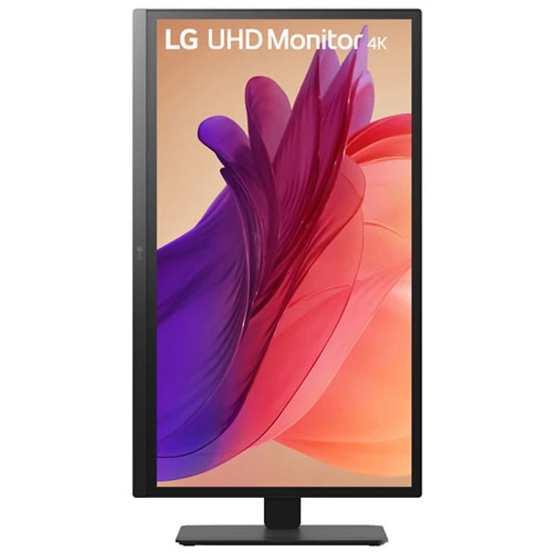 Moniteur DEL IPS Ultra HD 4K gris à gris 5 ms 60 Hz UltraFine 27 po de LG (27BA45U-B) - Noir