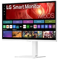 LG 32" 4K Ultra HD 60Hz 5ms GTG VA LED webOS Smart Monitor (32U720SA-W) - White