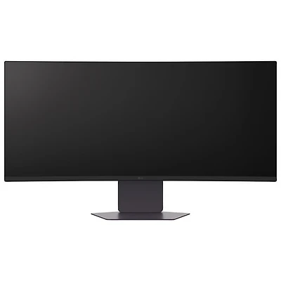 Moniteur de jeu incurvé DEL AV WQHD gris à gris 5 ms 160 Hz 34 po FreeSync de LG (34G600A-B) - Noir