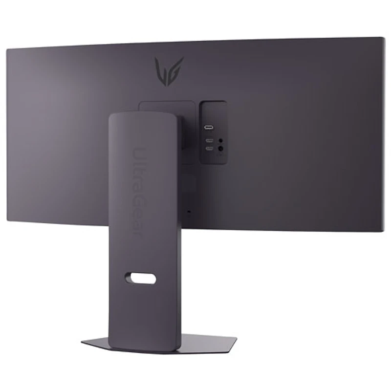 Moniteur de jeu incurvé DEL AV WQHD gris à gris 5 ms 160 Hz 34 po FreeSync de LG (34G600A-B) - Noir