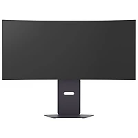 Moniteur de jeu incurvé DEL DELO WQHD gris à gris 0,03 ms 240 Hz G-Sync FreeSync 34 po de LG (34GX900A-B) - Noir