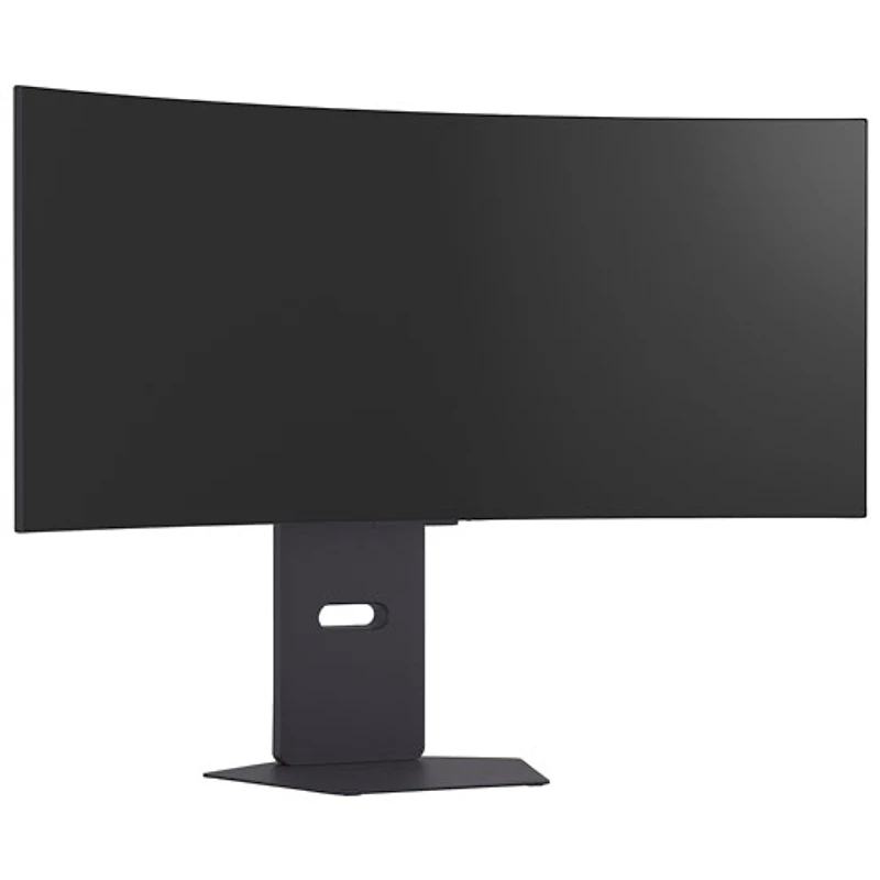 Moniteur de jeu incurvé DEL DELO WQHD gris à gris 0,03 ms 240 Hz G-Sync FreeSync 34 po de LG (34GX900A-B) - Noir