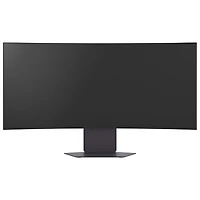 Moniteur de jeu incurvé DEL DELO WQHD gris à gris 0,03 ms 240 Hz G-Sync FreeSync 34 po de LG (34GX900A-B) - Noir