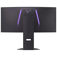 Moniteur de jeu incurvé DEL DELO WQHD gris à gris 0,03 ms 240 Hz G-Sync FreeSync 34 po de LG (34GX900A-B) - Noir