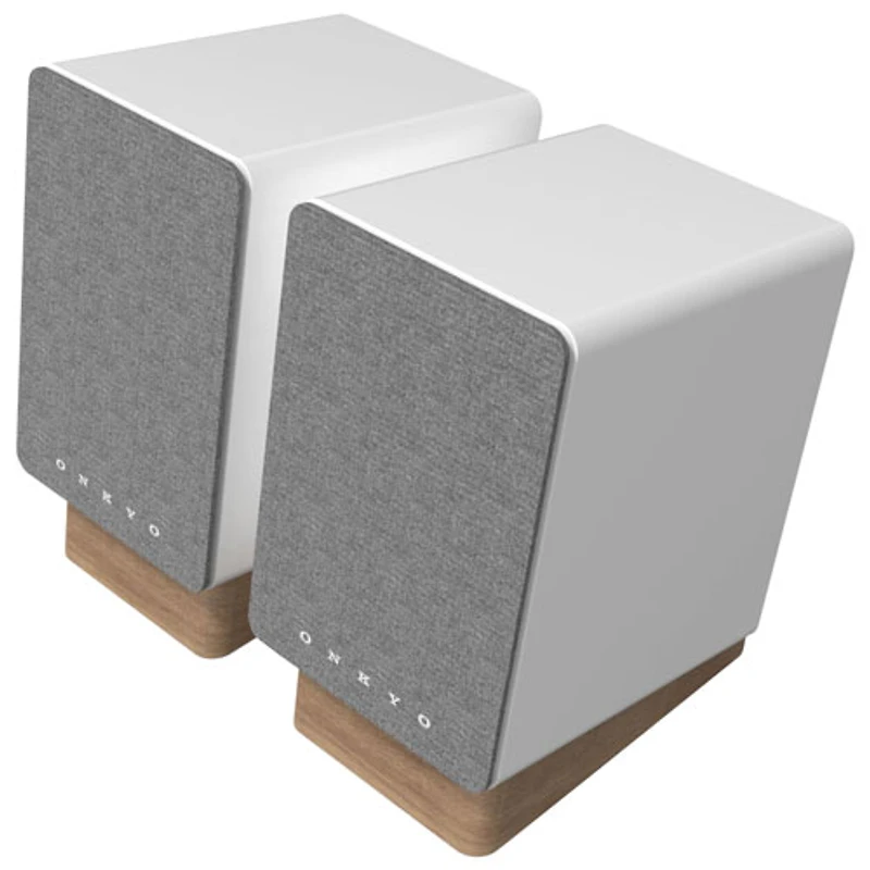 Onkyo GX10DBW 30-Watt Bookshelf Speaker - Pair - White