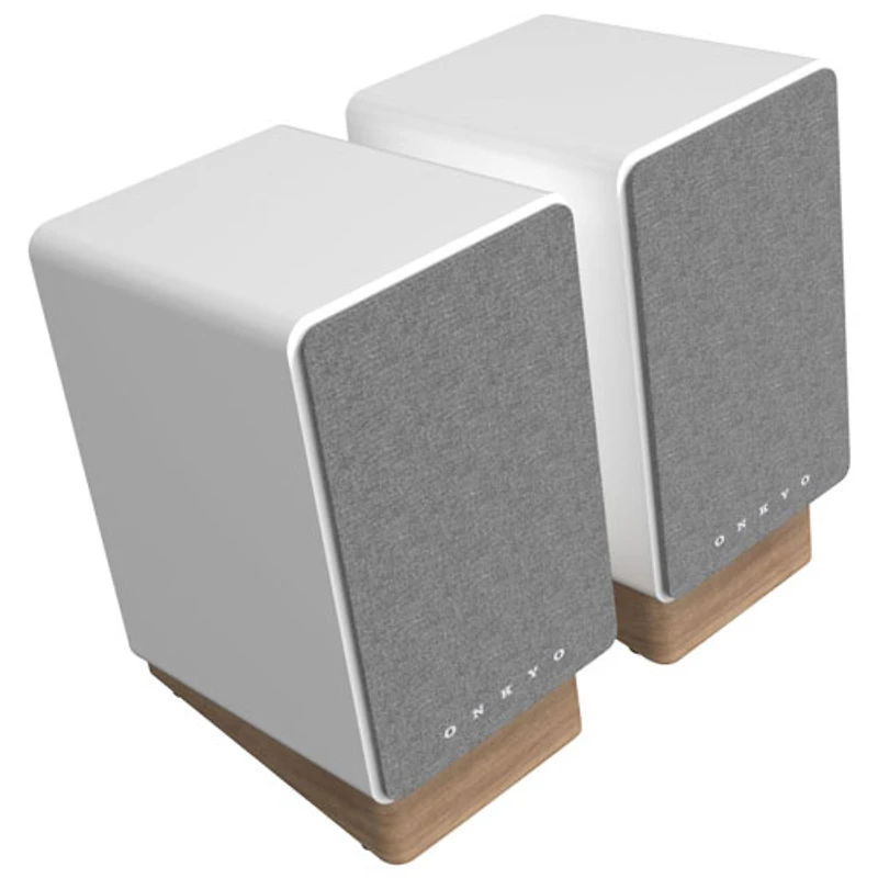 Onkyo GX30ARCW 50-Watt Bookshelf Speaker - Pair - White