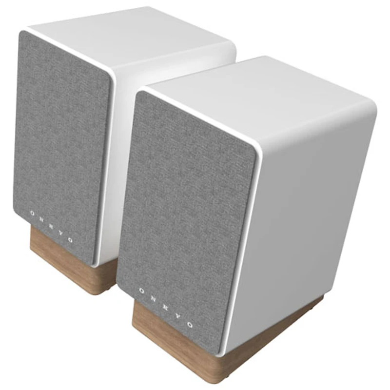 Onkyo GX30ARCW 50-Watt Bookshelf Speaker - Pair - White