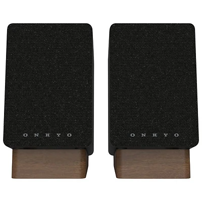 Onkyo GX-10DB 30-Watt Bookshelf Speaker - Pair - Black