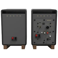 Onkyo GX-10DB 30-Watt Bookshelf Speaker - Pair - Black